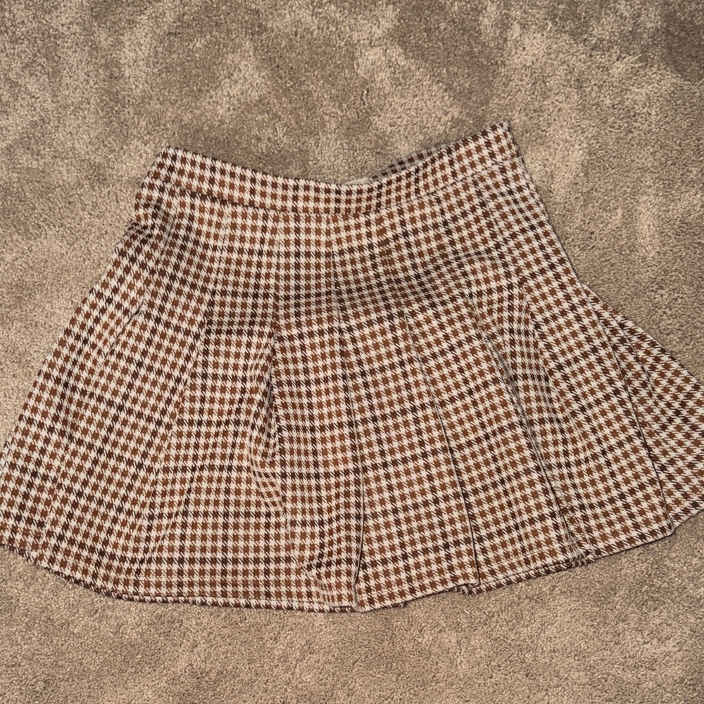 Altard State Plaid Brown Women's Skirt